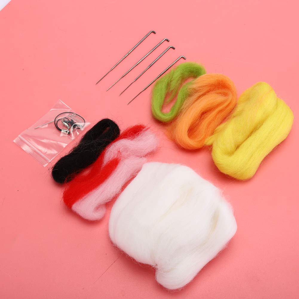 Poupée en Peluche Amusante Kit de Feutrage à l'Aiguille Laine Fournitures de Feutrage Lapin Dessin Animé Art DIY pour Maison Enfants Adultes Cadeau (Pêche Rose Poupée en Peluche Amusante Kit de Feutrage à l'Aiguille Laine Fournitures de Feutrage Lapin Dessin Animé Art DIY pour Maison Enfants Adultes Cadeau (Pêche Rose