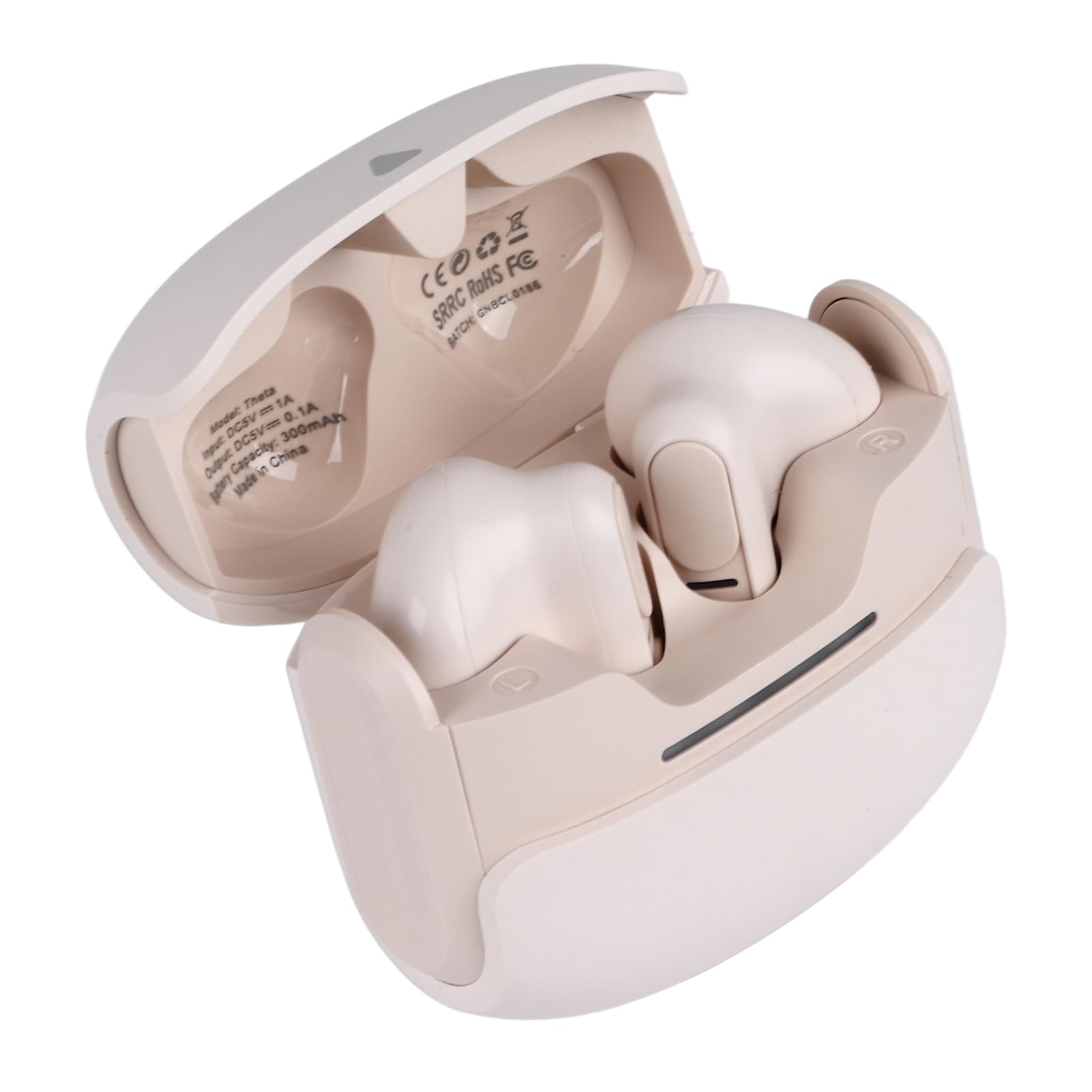 Auricolari Bluetooth 5.3 Auricolari Wireless Leggeri Ed Eleganti per Telefono, Laptop, Tablet, Uso Confortevole (Beige)