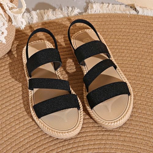 Sandales plates décontractées confortables à brides d'été