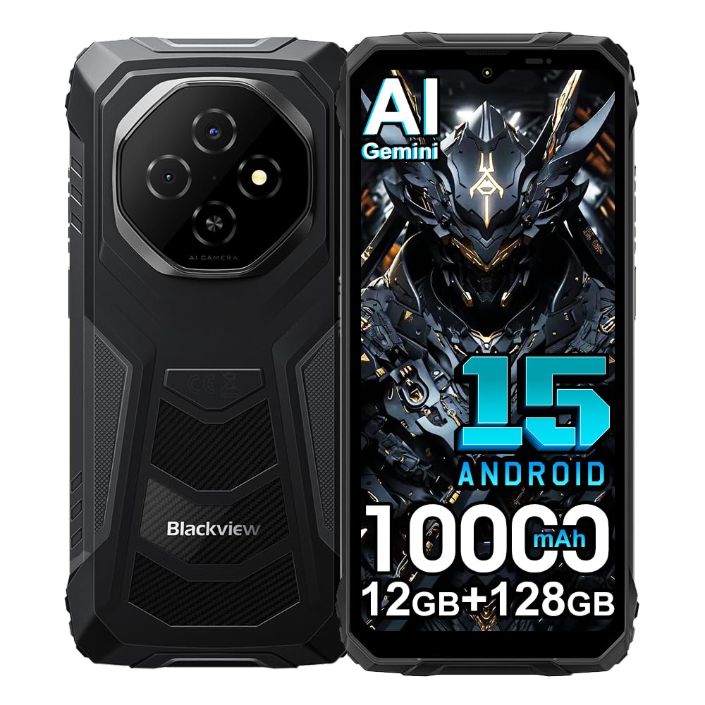 Blackview Fort1 2025 Rugged Smartphone, 15 Android Phone, 10000mAh