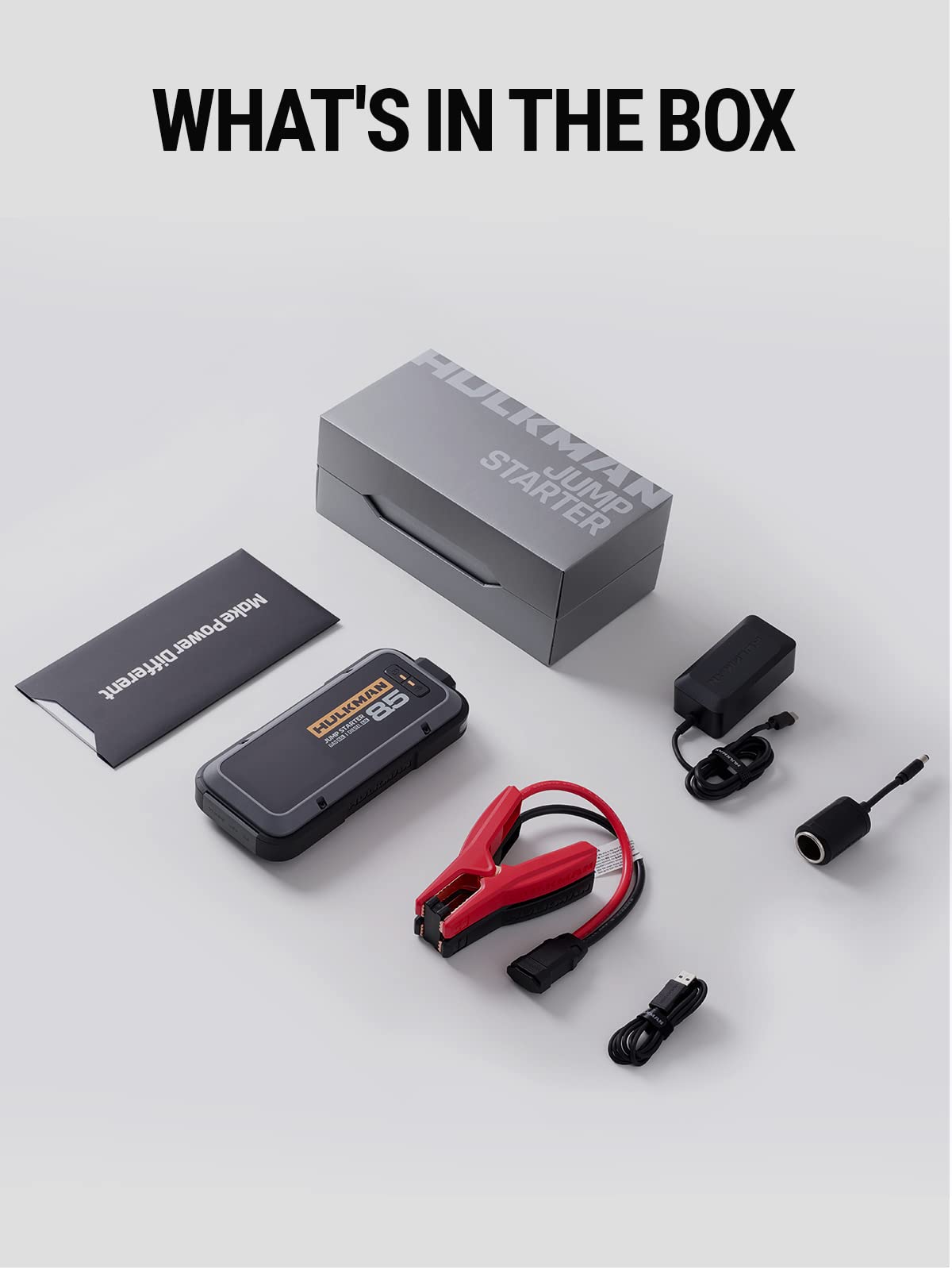 Buy HULKMAN Alpha85 Smart Jump Starter 2000 Amp 20000mAh Car Starter