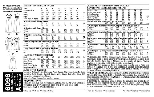 image for Simplicity New Look Pattern 6096 Misses Dresses with Length and Sleeve