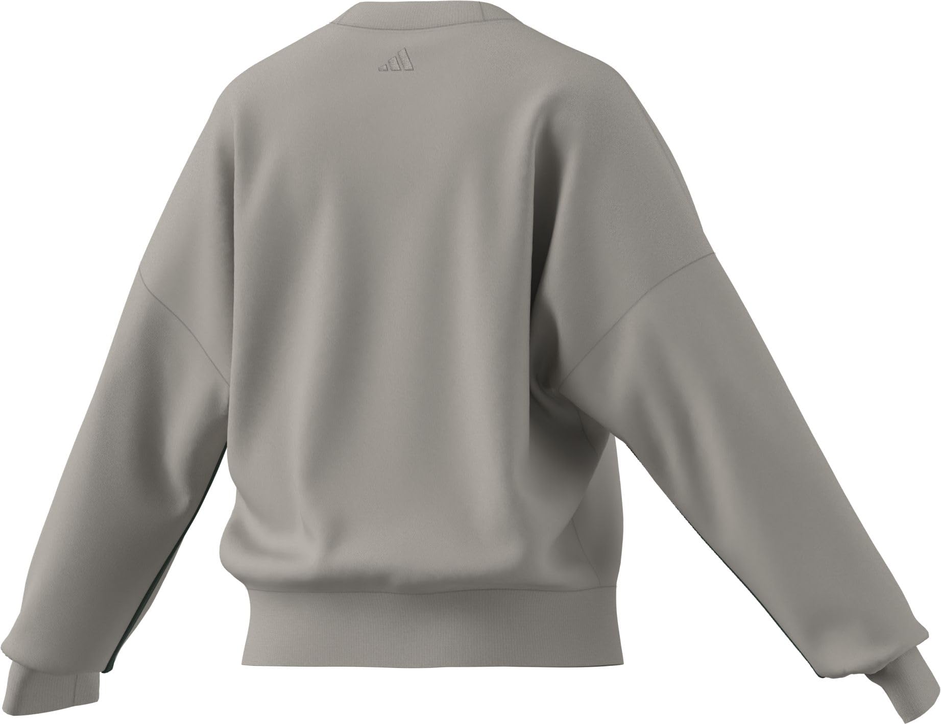 adidas dames Seasonal Essentials Colorpop Sweatshirt with Embroidered Graphic, wonder alumina/collegiate green, XXS