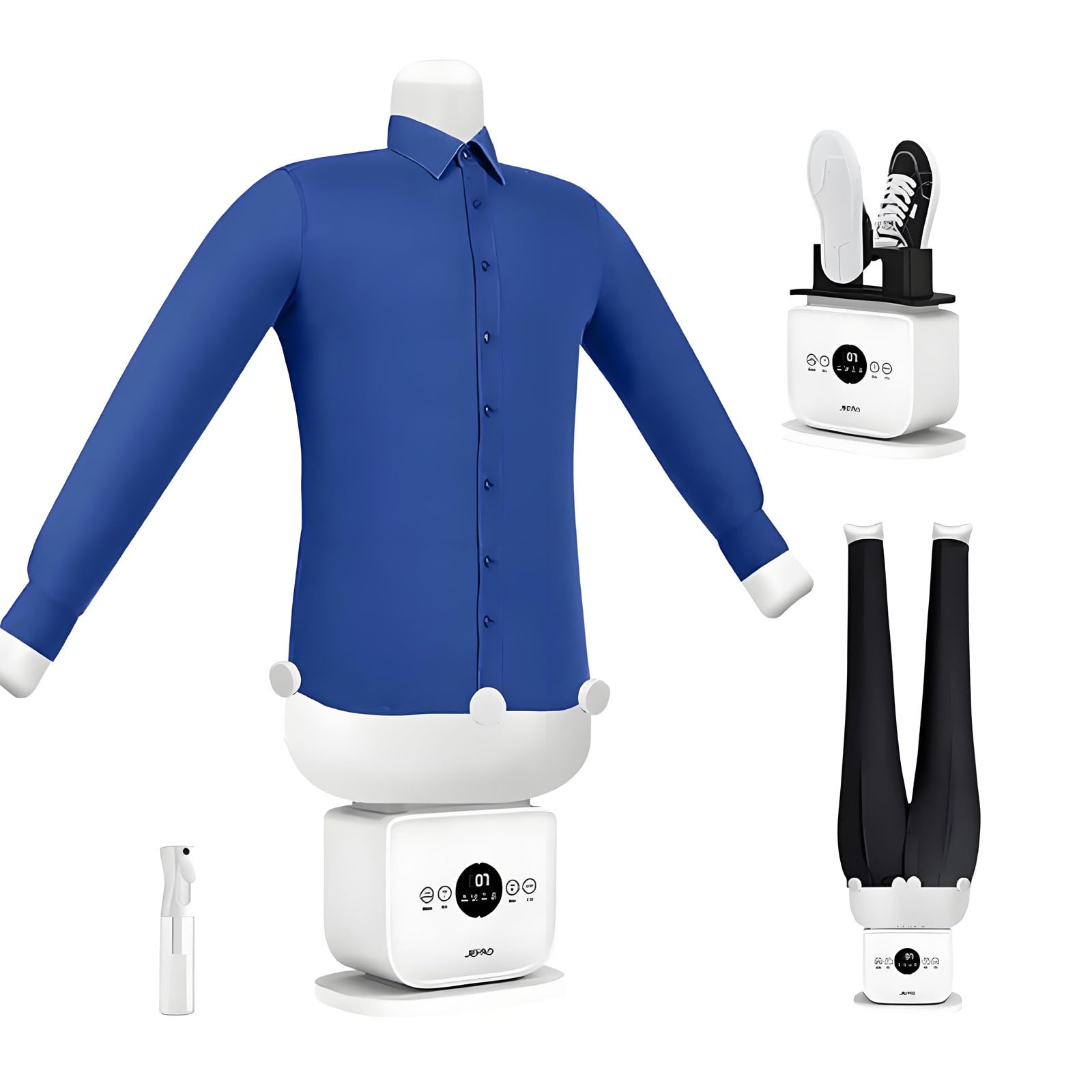Planchador de Camisas y Maniqui Planchado con Cuidado Suave de Telas y Diseño Compacto para Planchar Camisas Pantalones y Calzado para Familias Modernas CombinationA