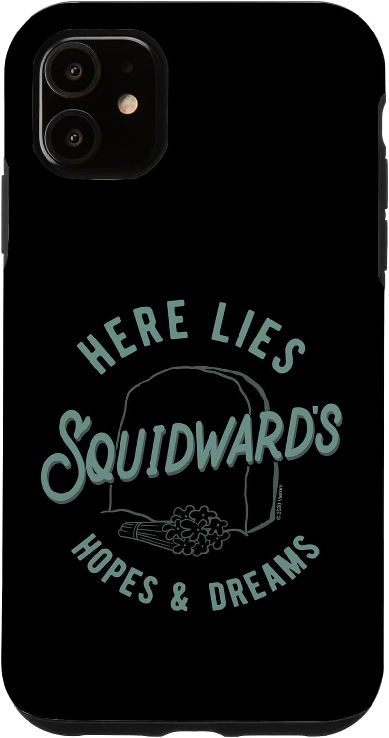 iPhone 11 Pro Max SpongeBob SquarePants Here Lies Squidward's Hopes & Dreams Case
