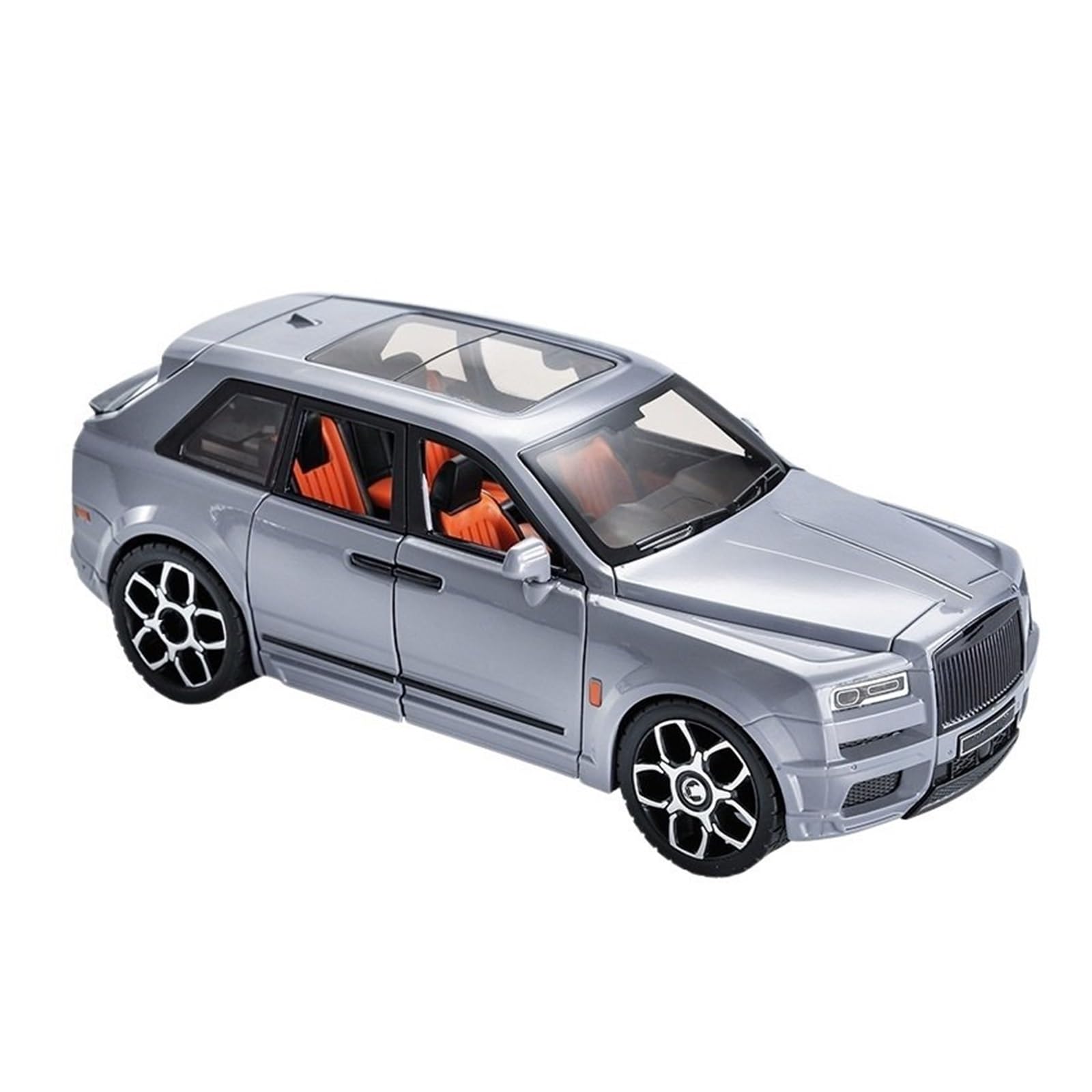Modello in metallo scala 1:24 per Rolls-Royce Cullinan Mansory | Auto pressofusa in lega(Titanium)