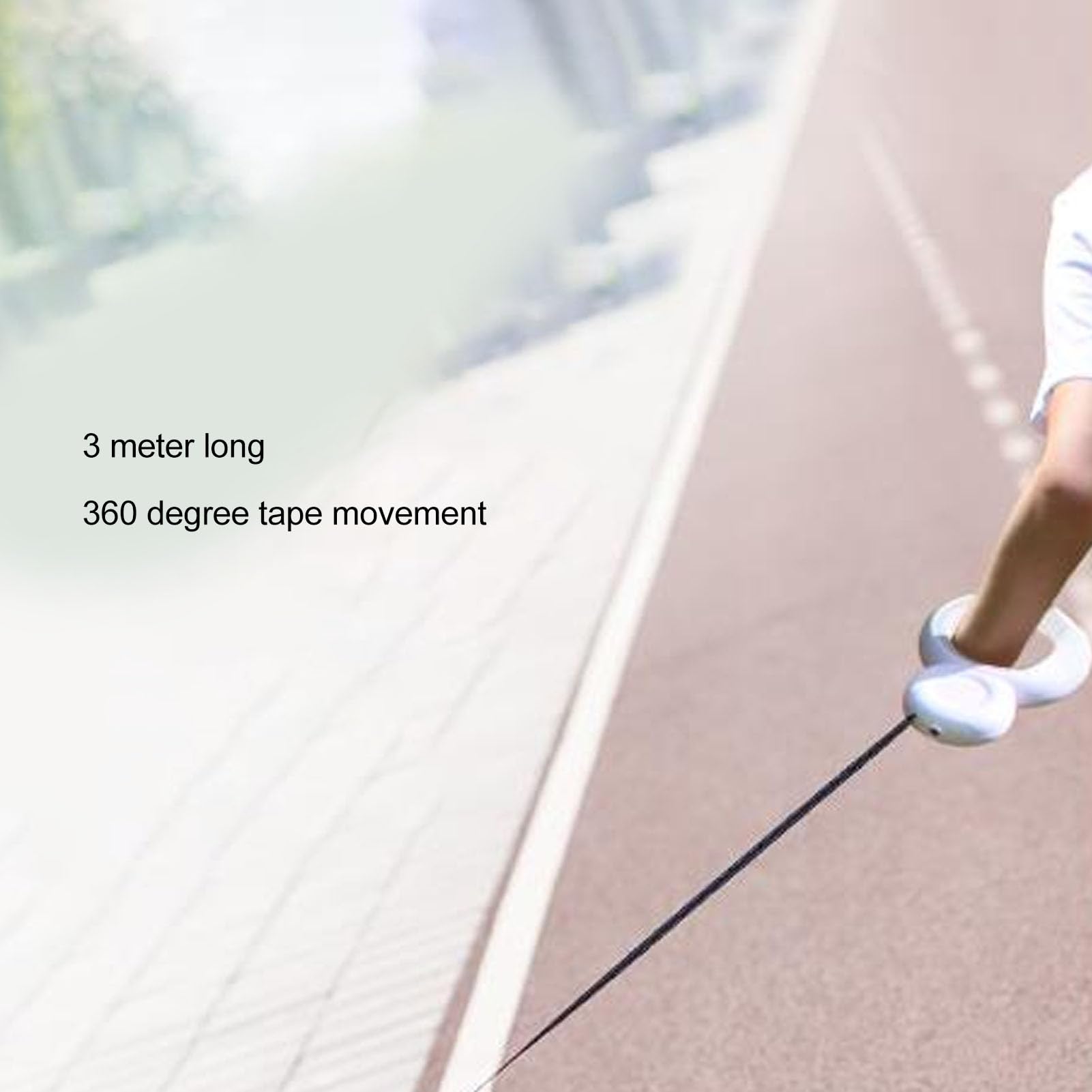 Haofy Laisse Rétractable pour Chien de pour Chiens de Taille Moyenne jusqu'à 66 Livres Laisse Rétractable à Lumière LED avec Pivot à 360 Degrés et Support de Sac à Déjections pour Les Promenades
