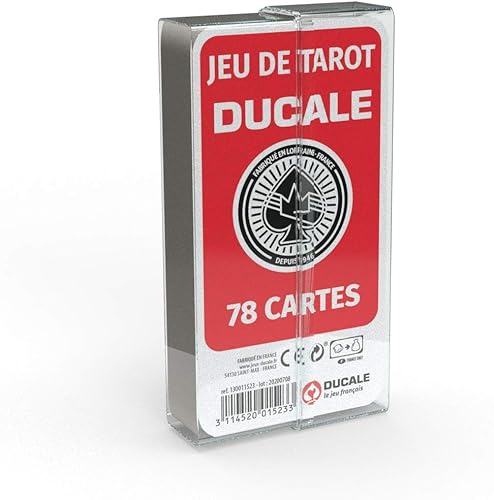 Miniatura 2 de Ducale, Le jeu Français Tarot Game 78 Cards – Edades 6 años en adelante Caja de plástico multicolor