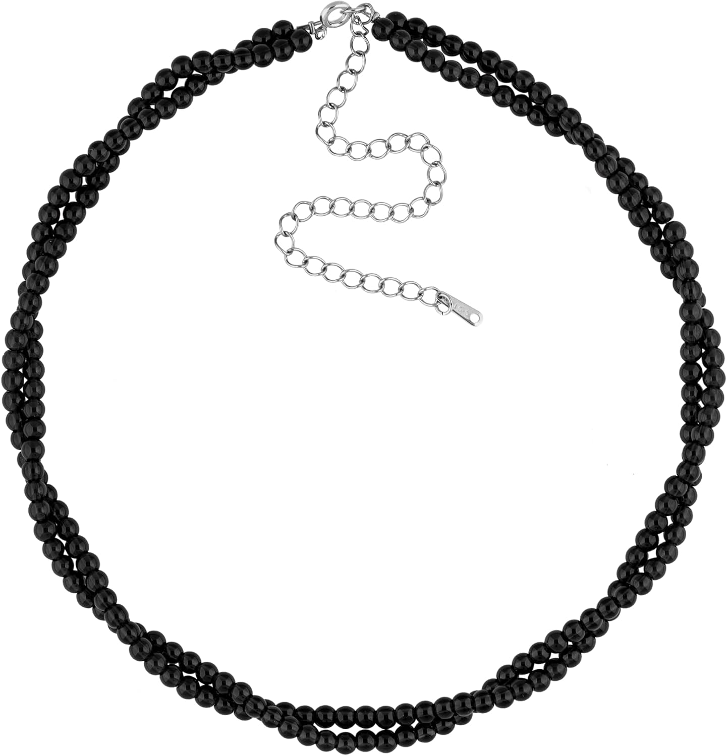 Sacina Beaded Crystal Choker Necklace, Gothic Vintage 1920s Necklace, Christmas Jewelry Gift for Women