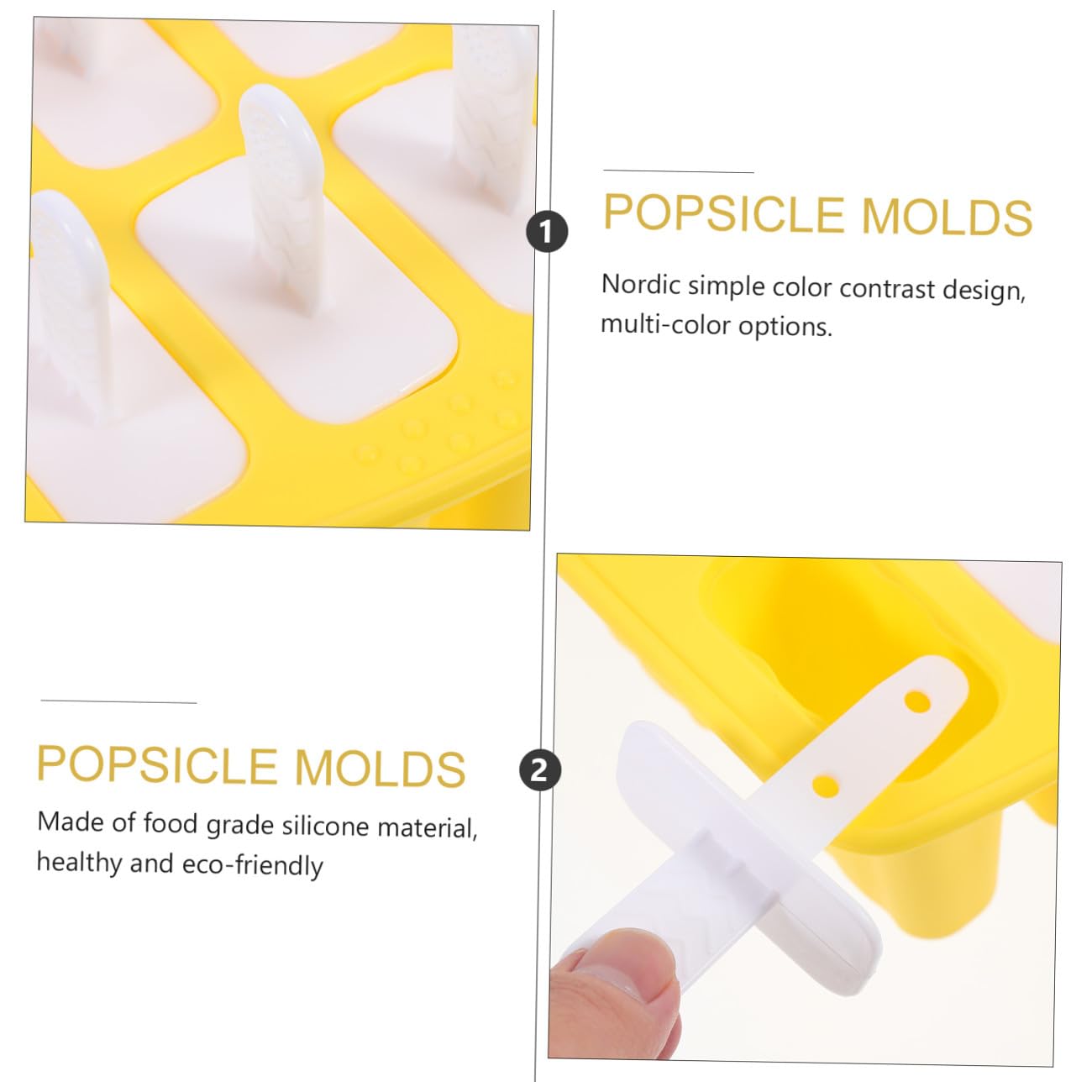 IMIKEYA Moule à Glace en Silicone, 12 Compartiments, pour Pâte et Fruits, Lot de 1 Set de Set, DIY la Maison L’hôtel