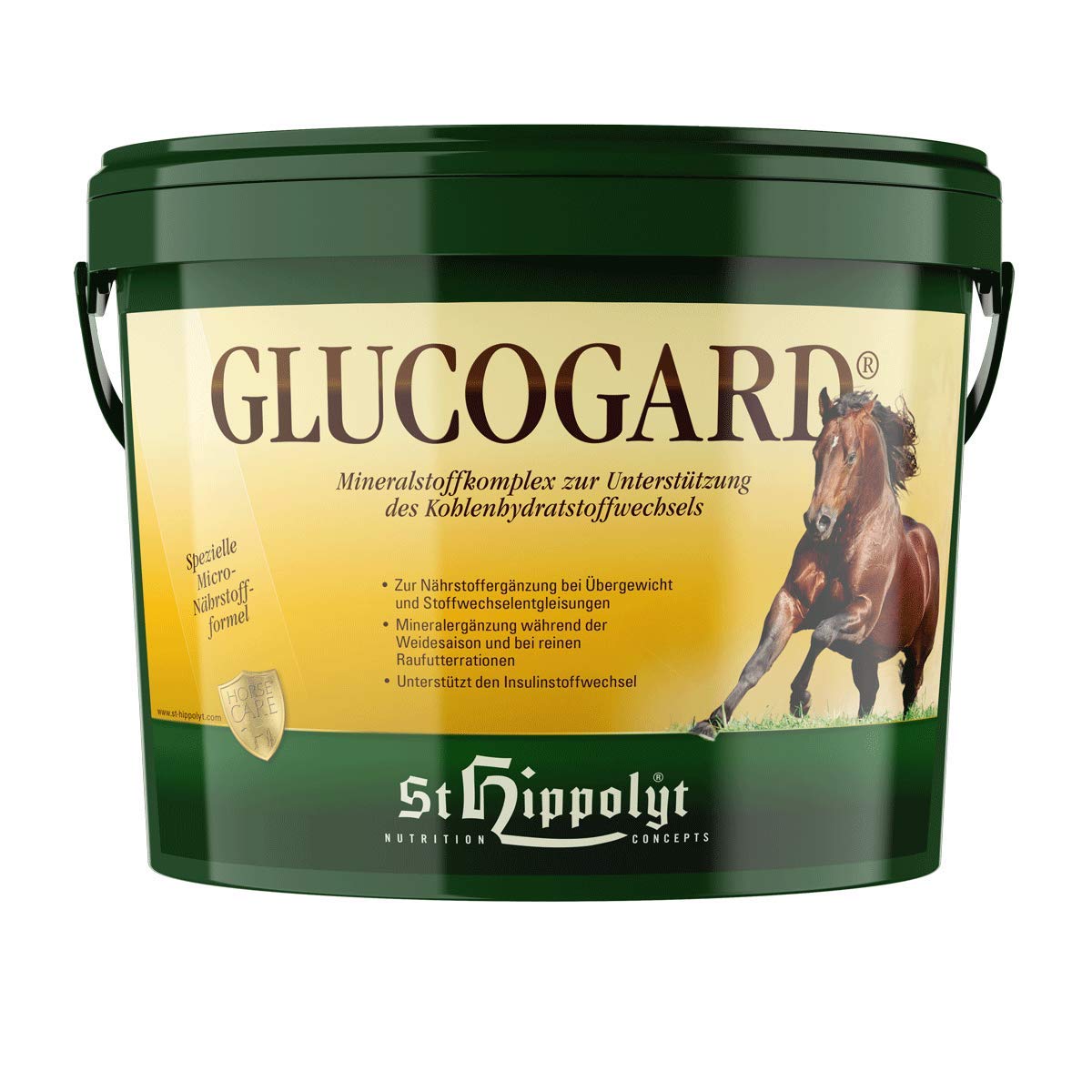 St. Hippolyt – 10 kg Cubo – glucogard Horse Care
