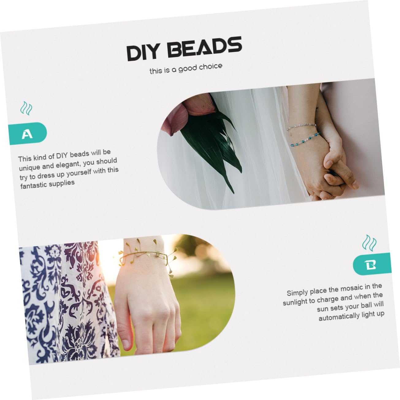 OSALADI 200 Piezas Abalorios Sueltos para Diy Accesorios para Pulseras y Collares para Manualidades y Decoraciones