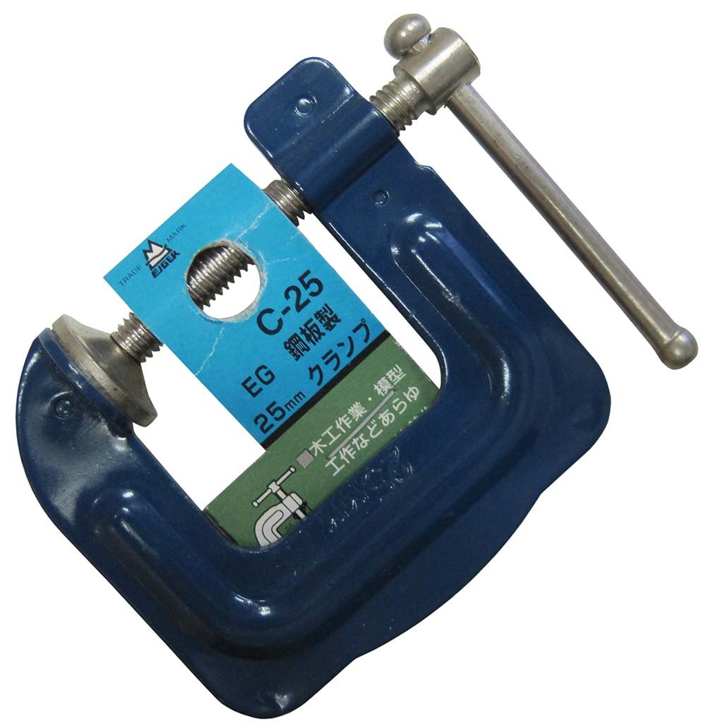 Pince à plaque en acier Eiger Tool C-25 mm pour levage industriel sécurisé
