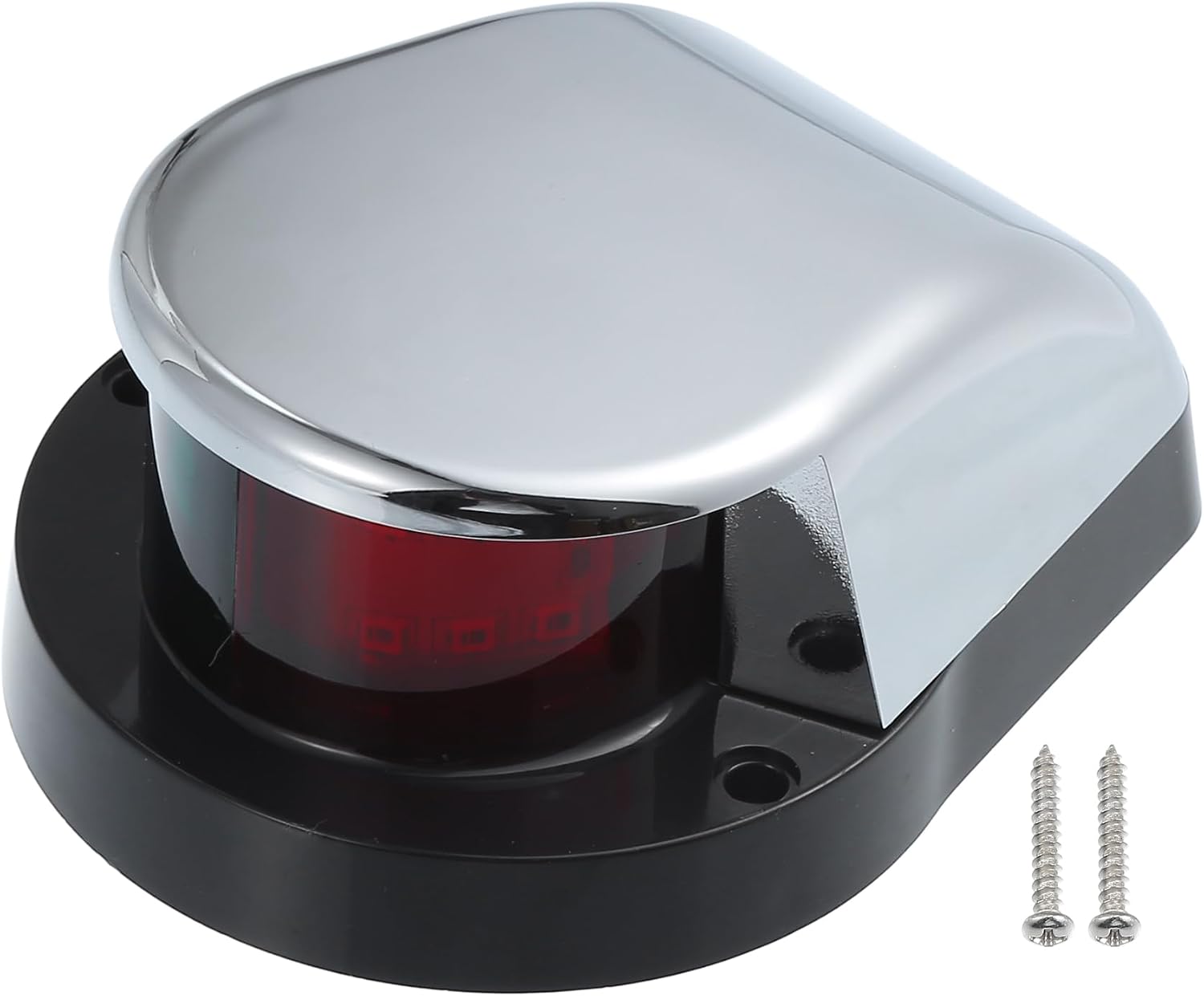Motoforti Universal Interior Boat Navigation Lights, LED Marine Boat Lights for Pontoon Boat, Waterproof, Metal ABS, Red Green