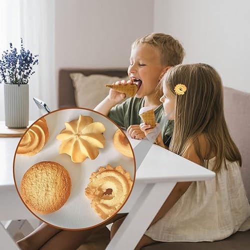Miniatura 6 de 6 pinzas para el pelo de galletas, divertidas y creativas, lindas pinzas de pelo de simulación de alimentos, lindos y divertidos patrones de postre