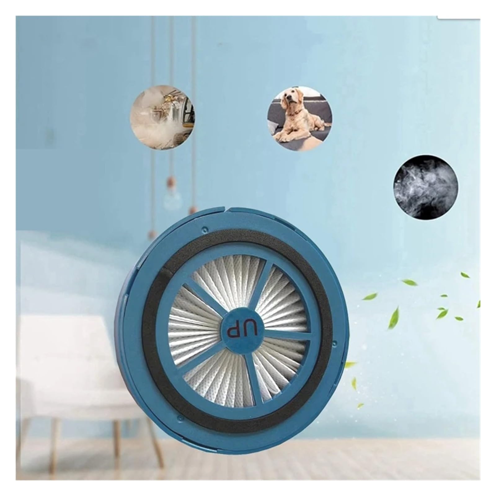 Filtro,Compatible Con Proscenic,P11/P10/P10pro/U11, Aspiradora Inalámbrica De Mano, Accesorio De Repuesto, Filtro Lavable(Blue 3PCS)