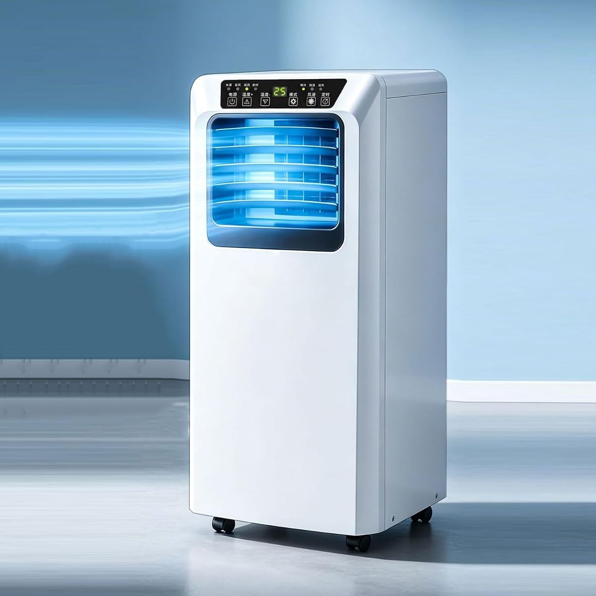 SXXAZLDP Portable Air Conditioner with Fan & Dehumidifier, Cools up to 450 sq.ft, Quiet Operation, Complete Window Kit for Home Office