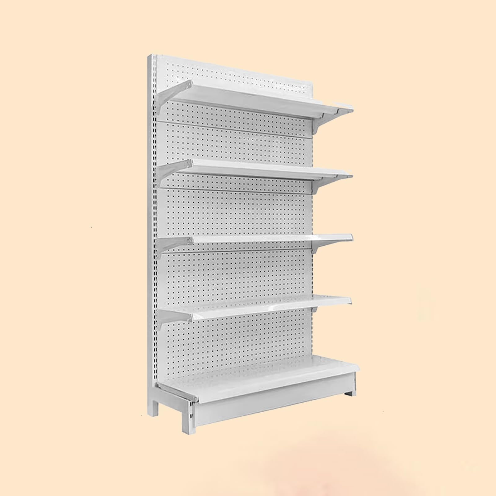 Espositore per gondola – Soluzione di archiviazione per supermercati e minimarket per generi alimentari e forniture per ufficio