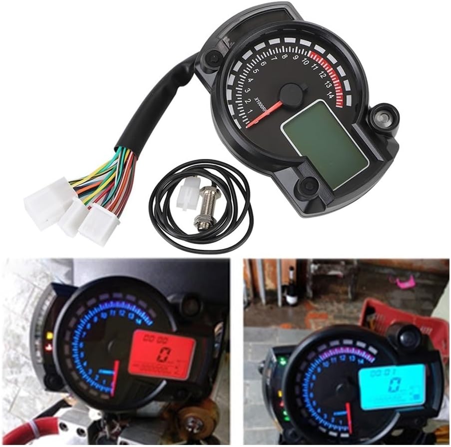 Motorcycle Odometer Digital Odometer Motorcycle Speedometer Gauge Moto Dashboard Meter Motorbike Accessories