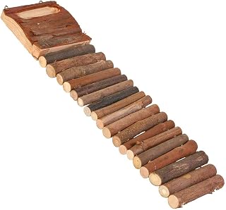 Trixie Natural Living Hamster Ladder with 7 Rungs, 27 Centimeter, Wood color may vary