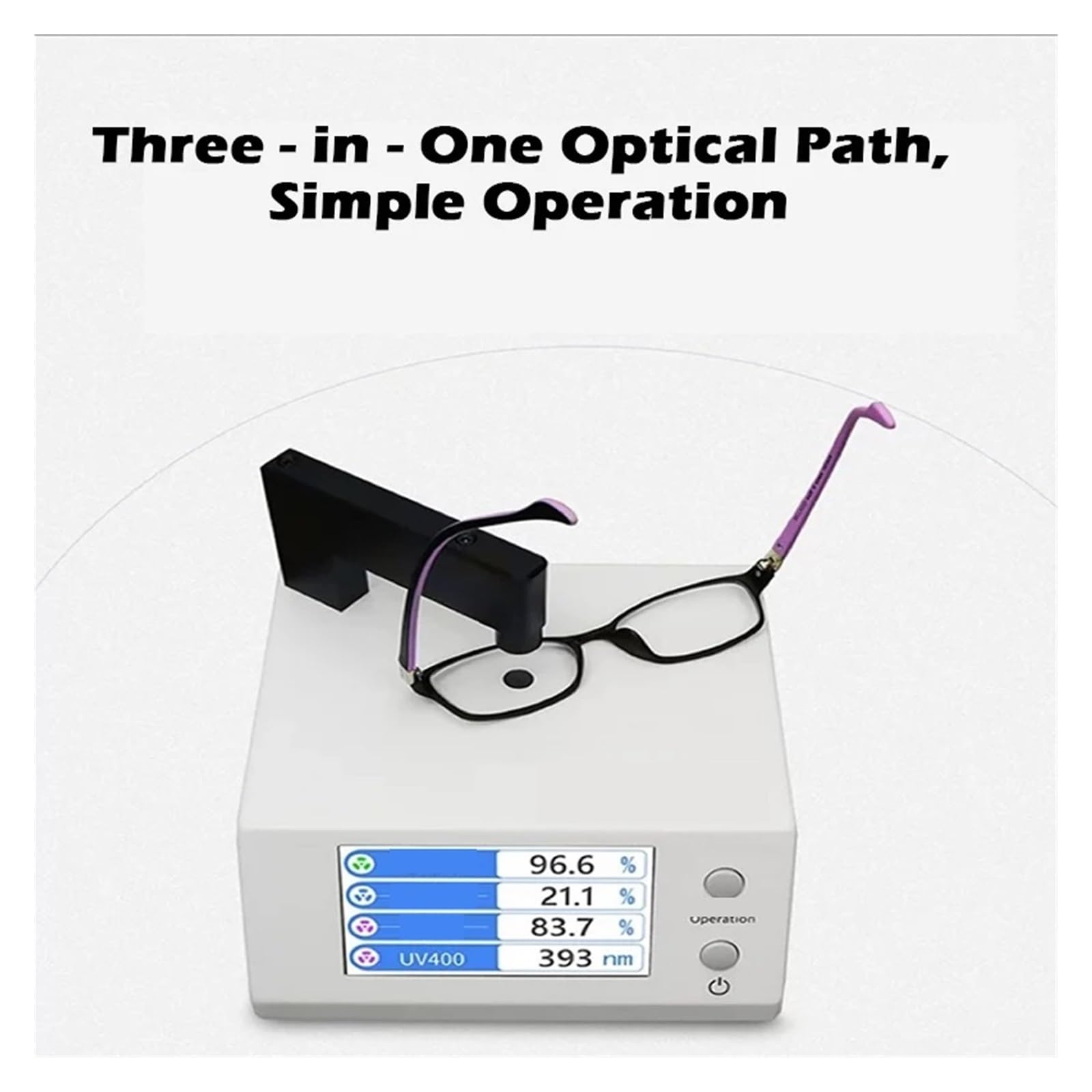 Medidor De Transmisión Luz Azul (395 Nm), Violeta, For Gafas Y Sol Preciso FáCil De Leer(LS108D 5V)