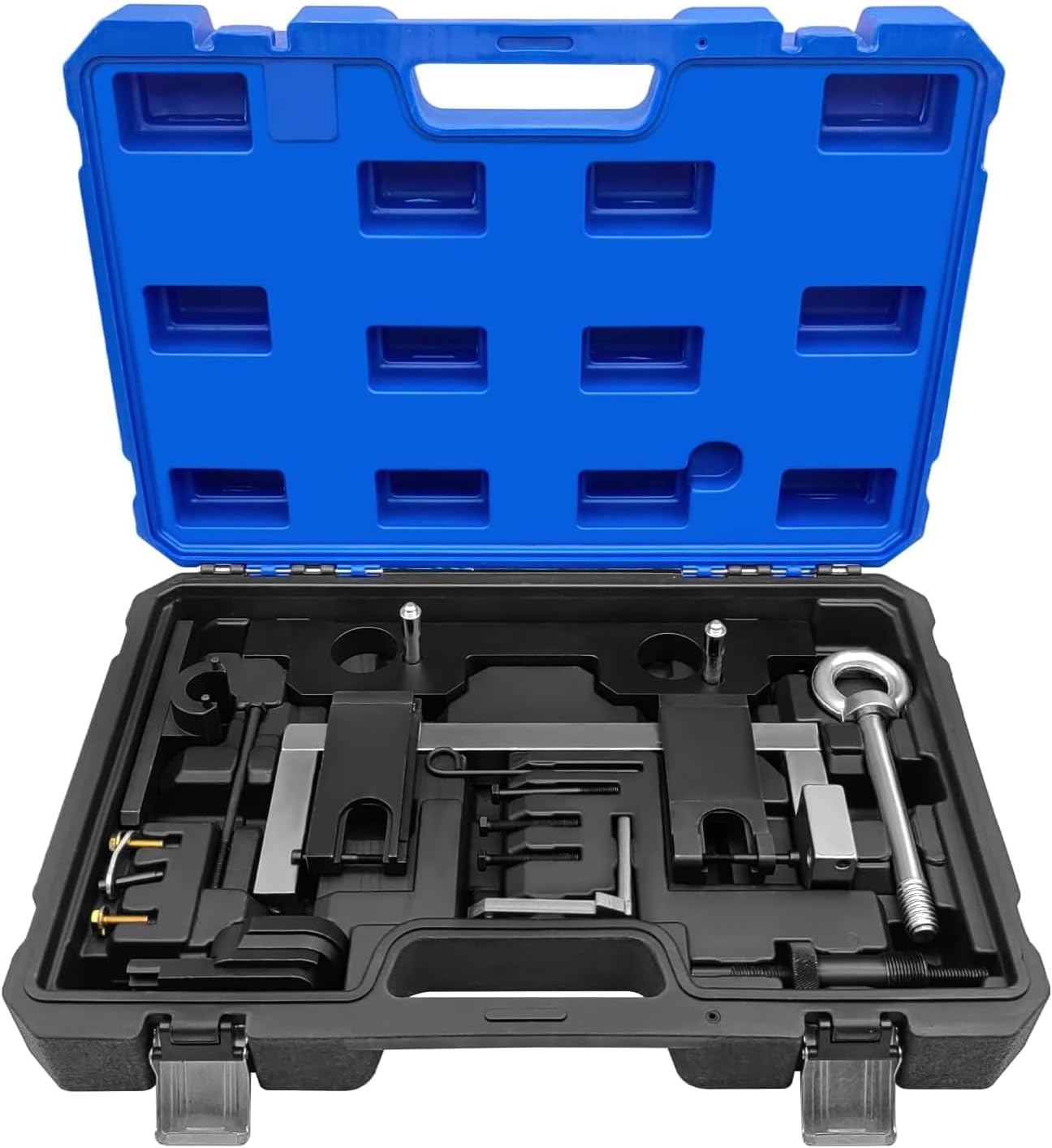 Engine Camshaft Timing Locking Tool Kit for BMW N20 N26 Engine, with Flywheel Holder Tool and 7676 Oil Seal Repair Kit, Engine Alignment Locking Timing Tool Kit 212831, 119340, 212830, 219548