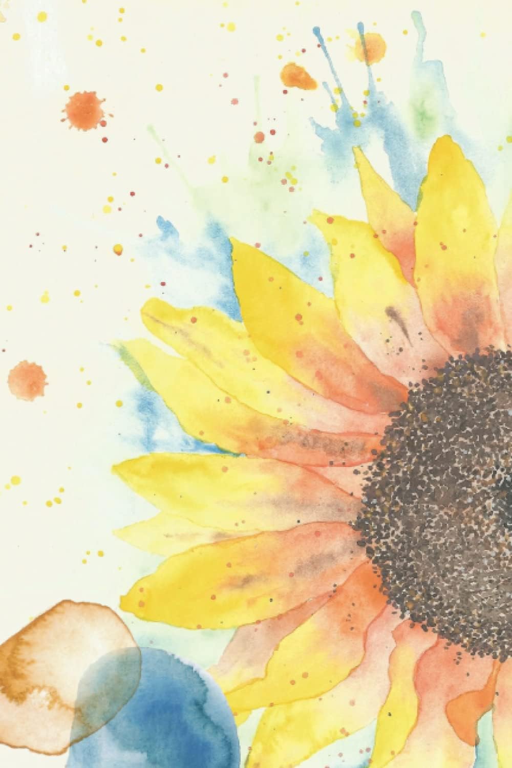 Watercolor Sunflower Journal