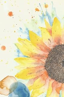 Watercolor Sunflower Journal