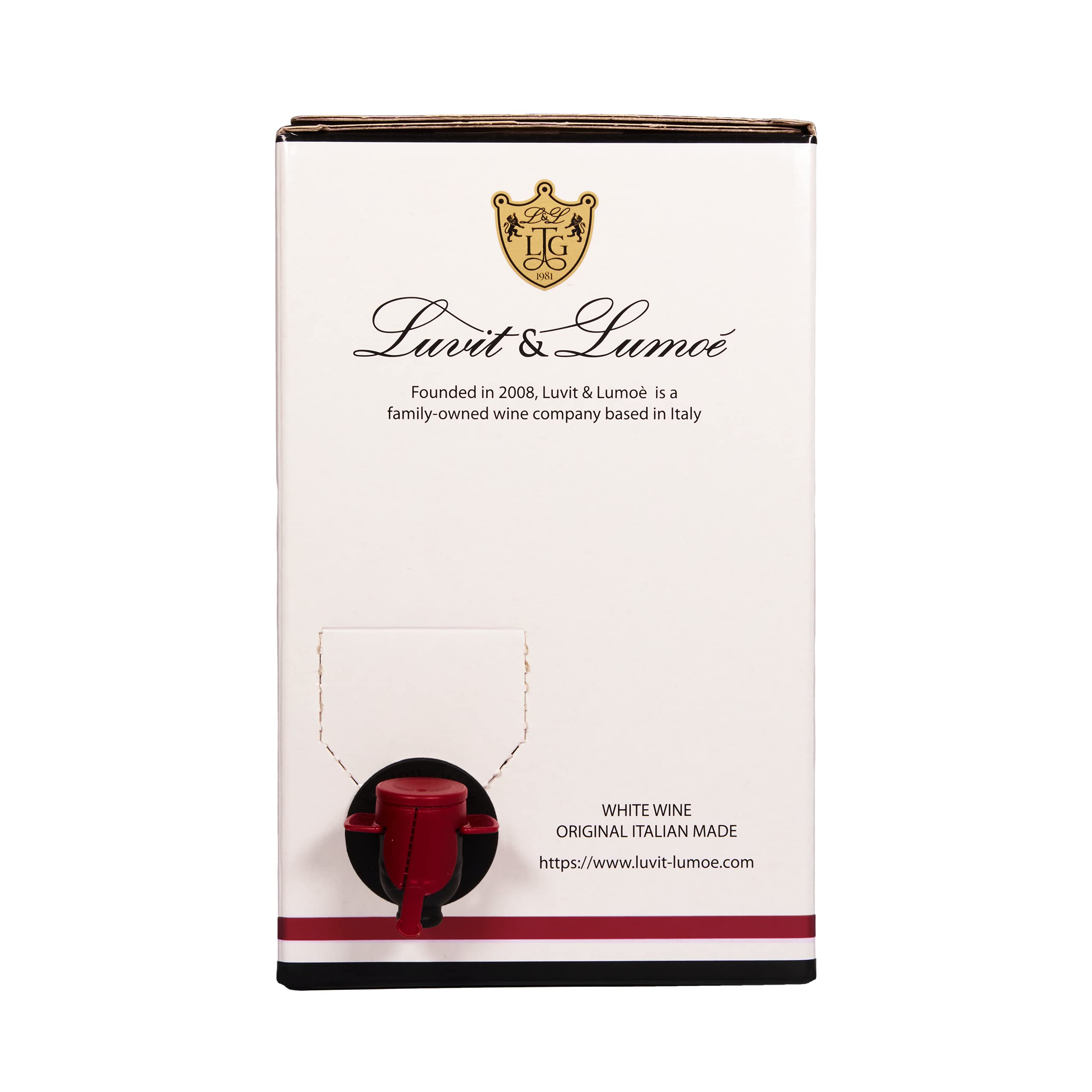 Luvit & Lumoè | Nero di Troia IGT Puglia| Italienischer Rotwein | Bag in Box | 2 X 5 Liter = 13 Flaschen
