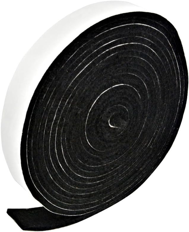 Onlyfire 14 1/2ft BBQ High Heat Gasket Replacement with Adhesive Fits for X-Large Big Green Egg(4.4m x 22mm x 4mm)