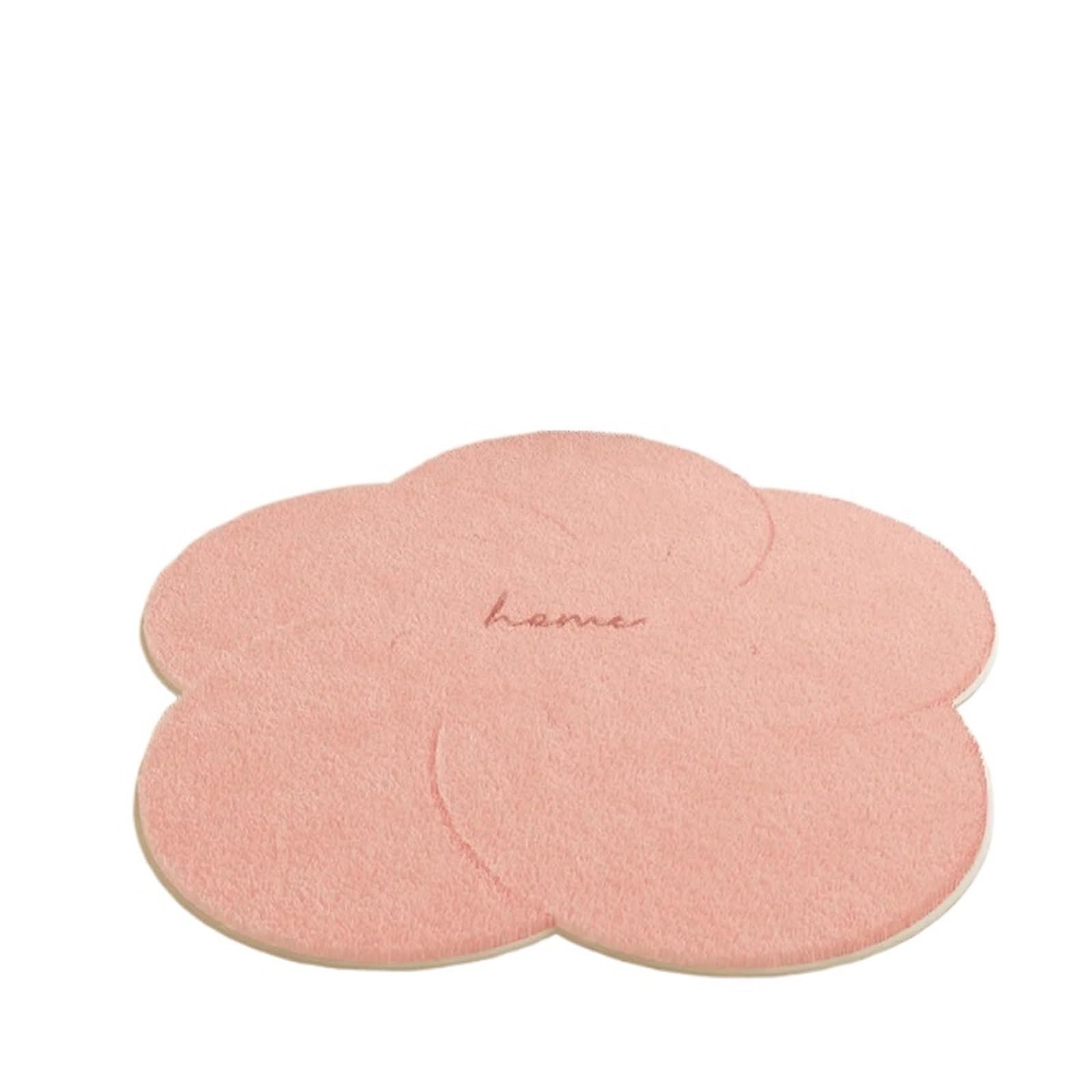 Tapis en peluche douce rose anti-froid pour pied de lit et chaise de bureau