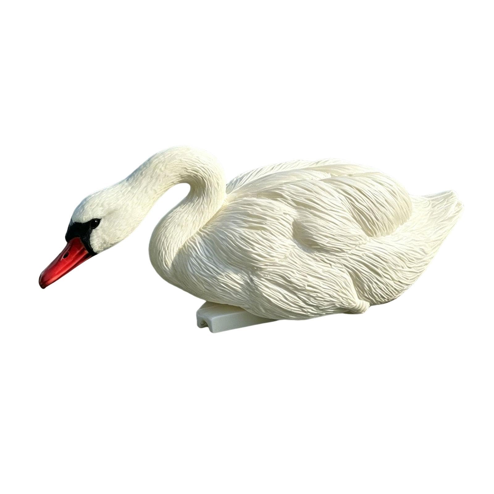kowaku Figurine de Cygne Flottante pour Bassin de Jardin, Aquarium Ou Piscine