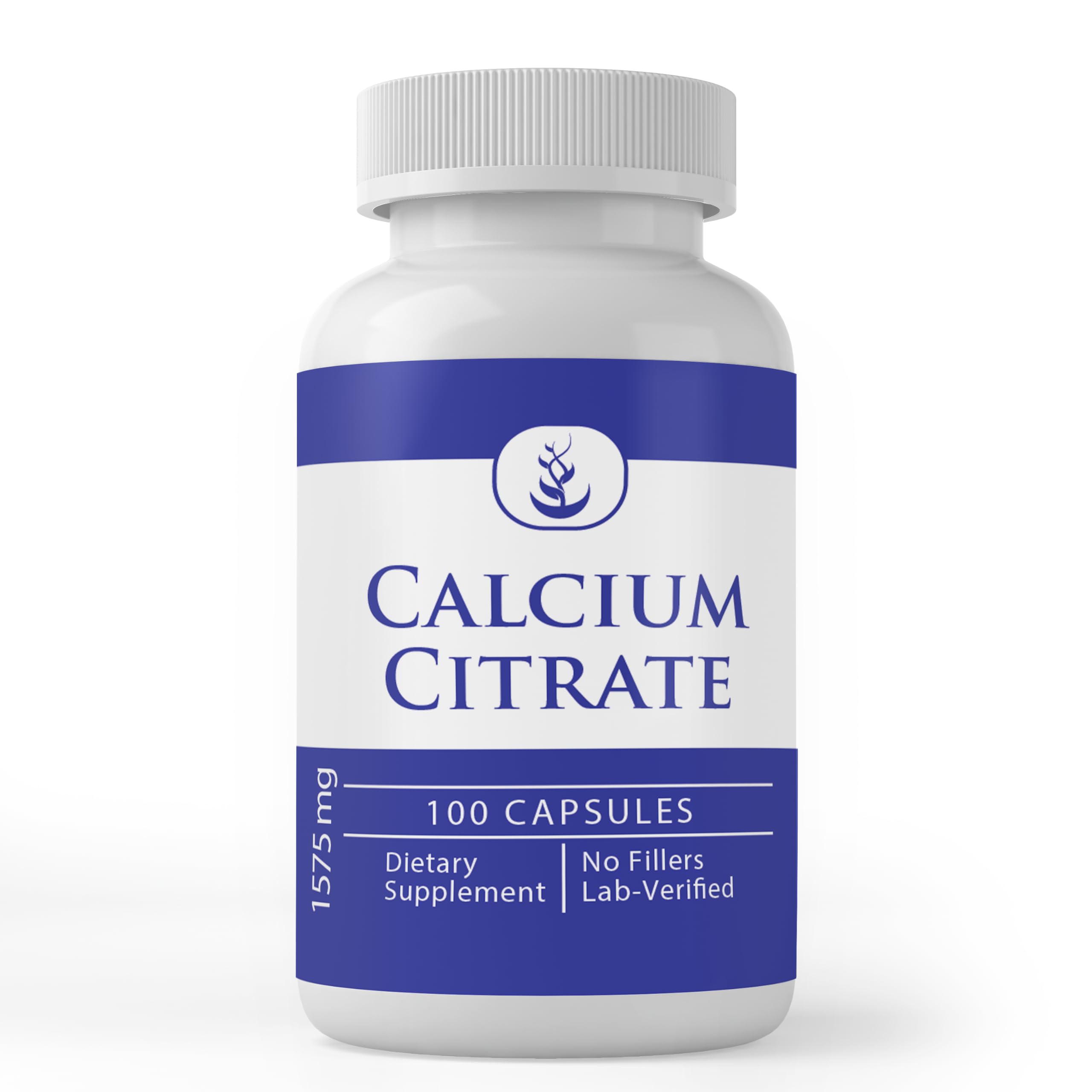 Pure Original Ingredients, Calcium Citrate, 100 Capsules 100 Count (Pack of 1)