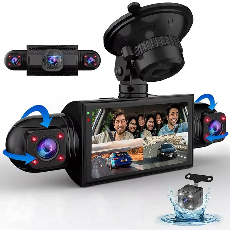 Amazon.co.jp: 4カメラ 360度 ドライブレコーダー、前車内と後