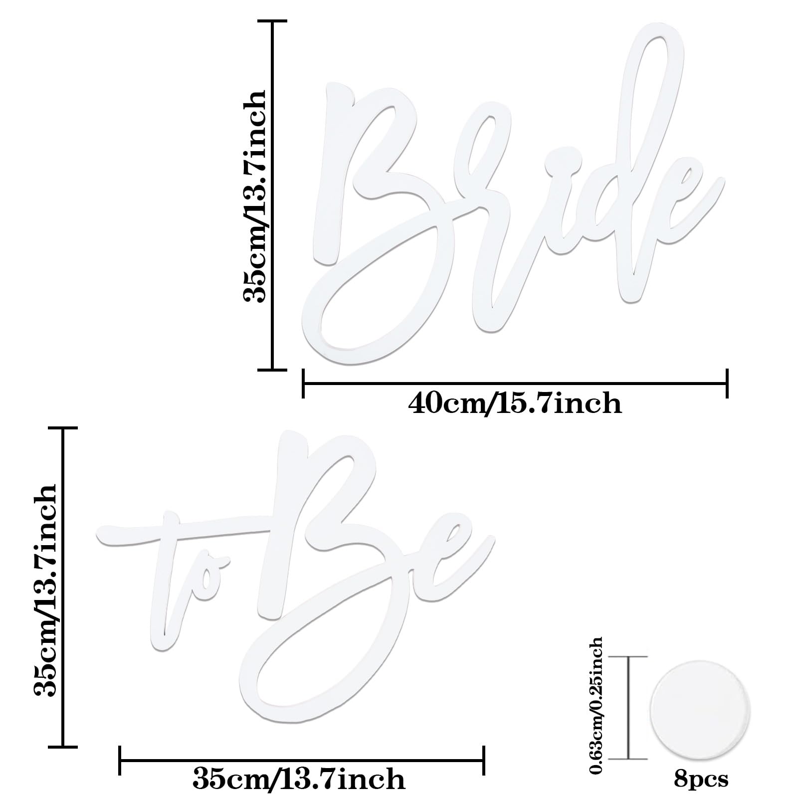 Wooden Bride to Be Sign White Wood Bridal Shower Sign for Bachelorette Engagement Wedding Bridal Shower Party Supplies Wedding Party Favors Hen Party Supplies