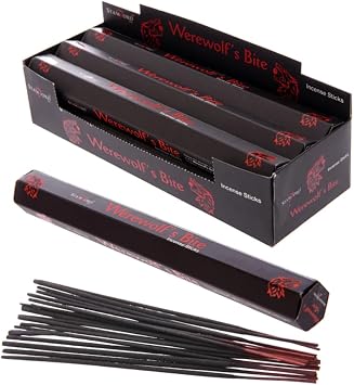 Stamford Black Range Incense Sticks Box of 6 Packs 90 Sticks - Werewolfs Bite