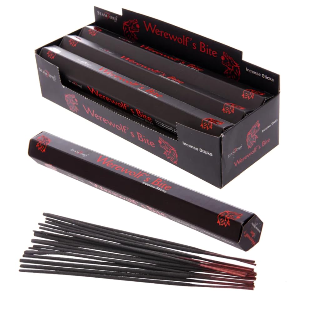 Stamford Black Range Incense Sticks Box of 6 packs (90 sticks) - Werewolf's Bite