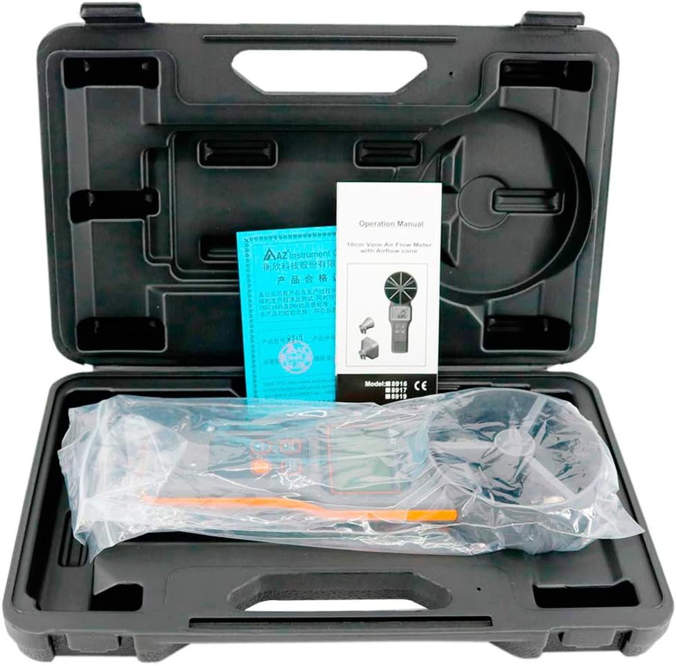 AZ8919 Anemometer Wind Speed Tester Dewpoint Temperature Meter