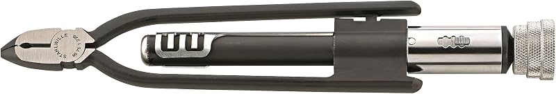 Alicate torcedor de arame Stahlwille 65751220 em aço cromo-vanádio, com cortador lateral e mordentes serrilhados, 230 mm