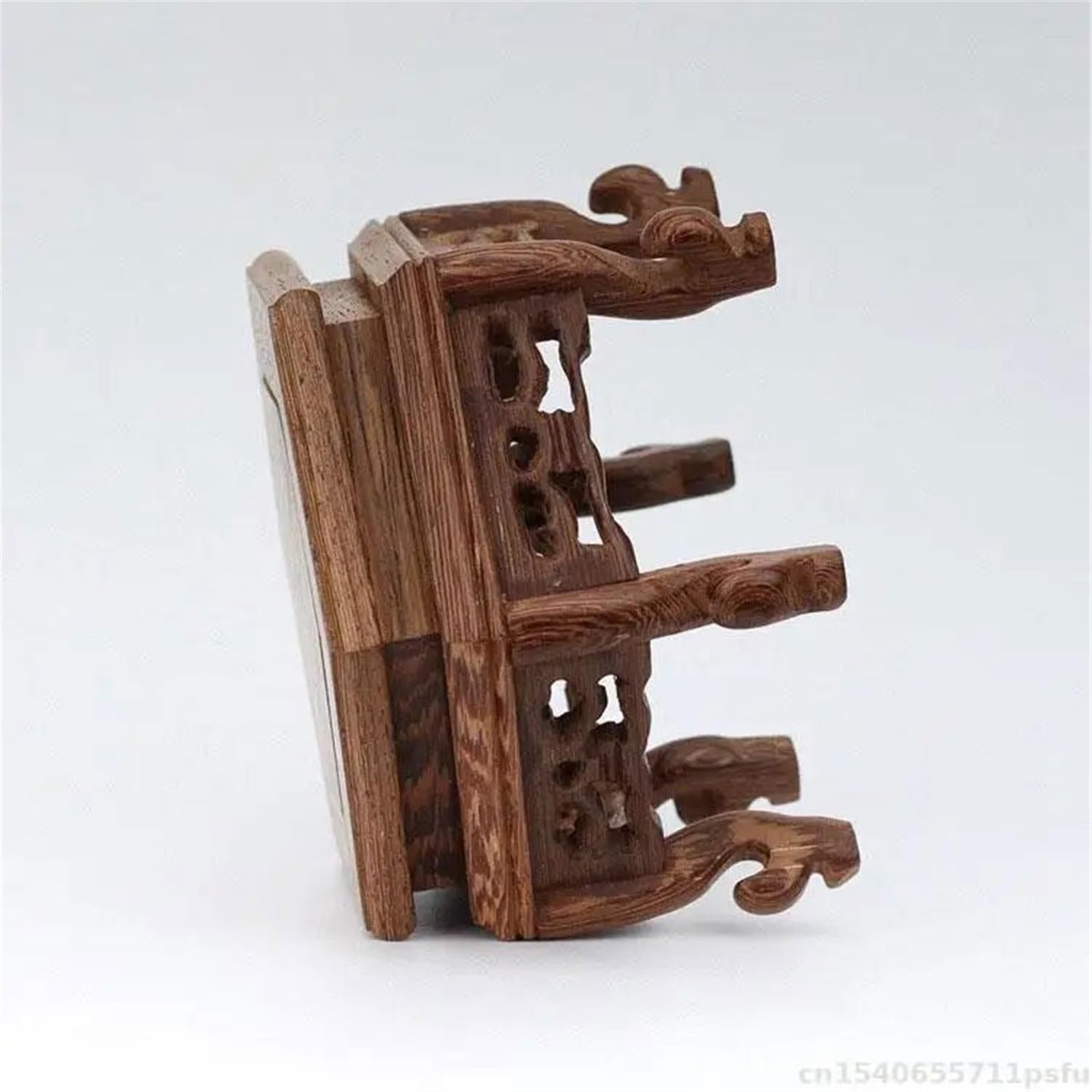Baza Bonsai Miniaturowy drewniany stojak na cokole(Mały)