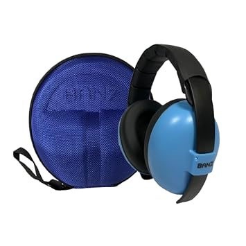 BANZ Baby Earmuffs Infant Hearing Protection Ages 0-2+ YearsThe Best Earmuffs for Babies & ToddlersIndustry Leading Noise Reduction RatingSoft & ComfortableBaby Ear Protection INCLUDES CASE