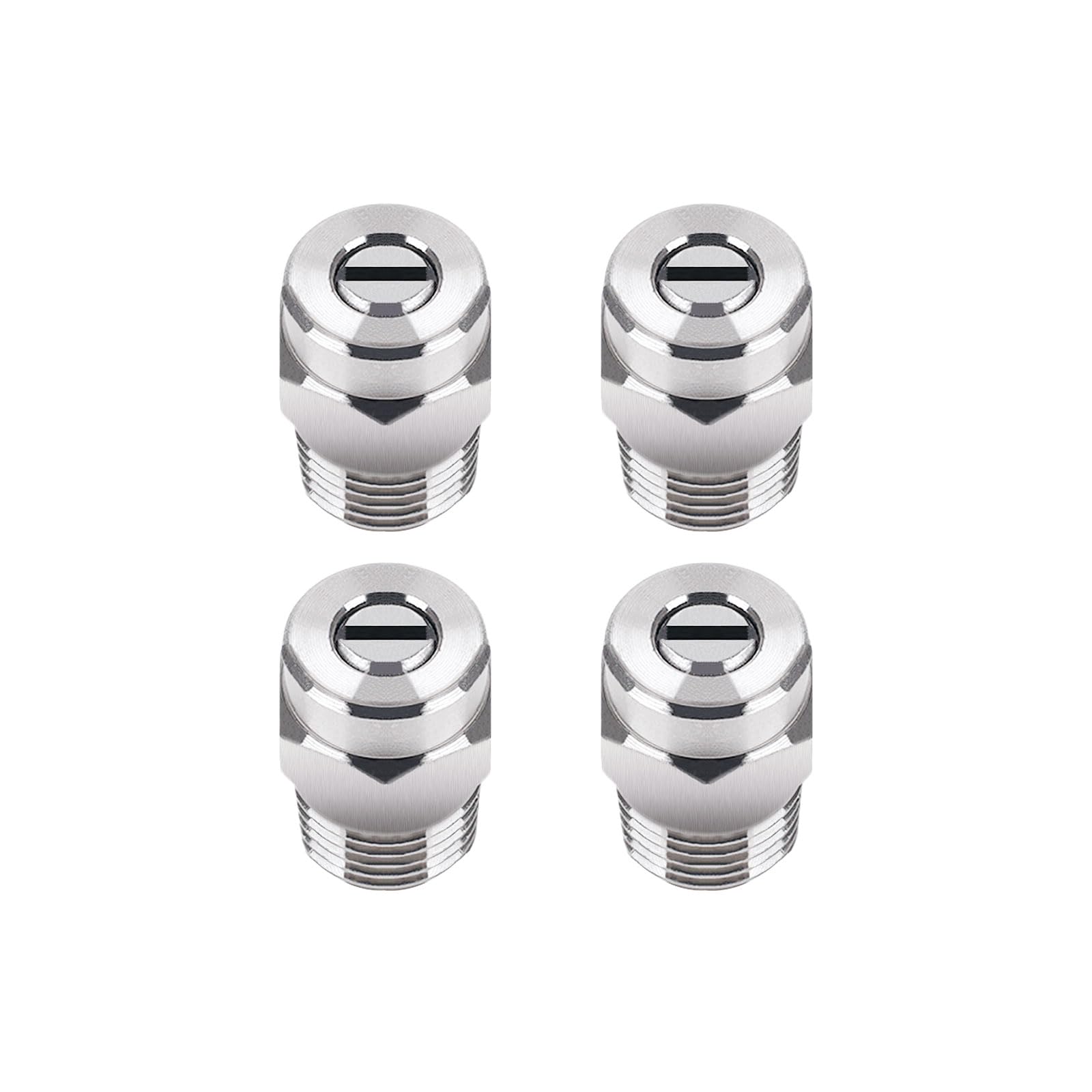 Buse nettoyeur haute pression jet plat 25° avec filetage 6,35mm NPT embout acier inoxydable