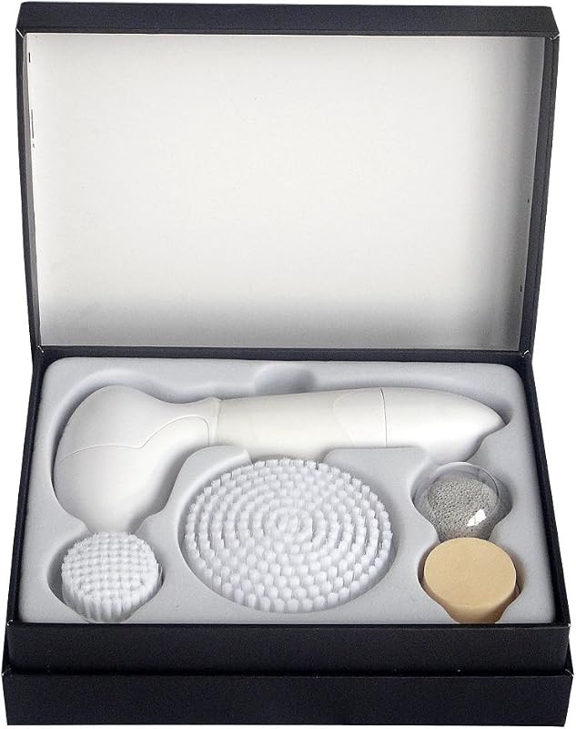 Escova elétrica rotativa para cuidados faciais e corporais SonicDerm SD-201