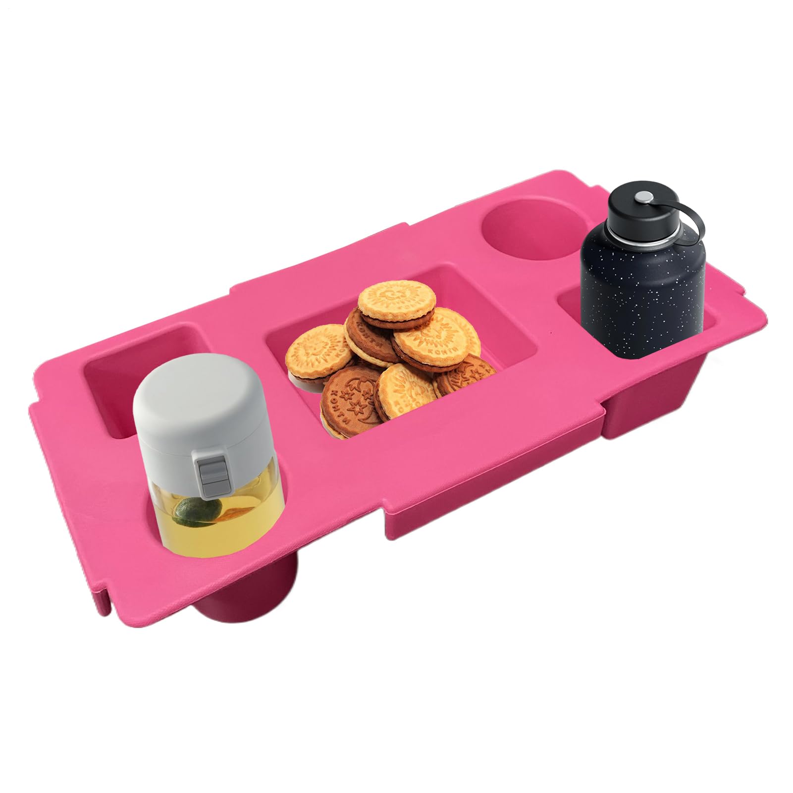 Support de tasse étanche et assiette alimentaire de camping pour voyage pique-nique et plage