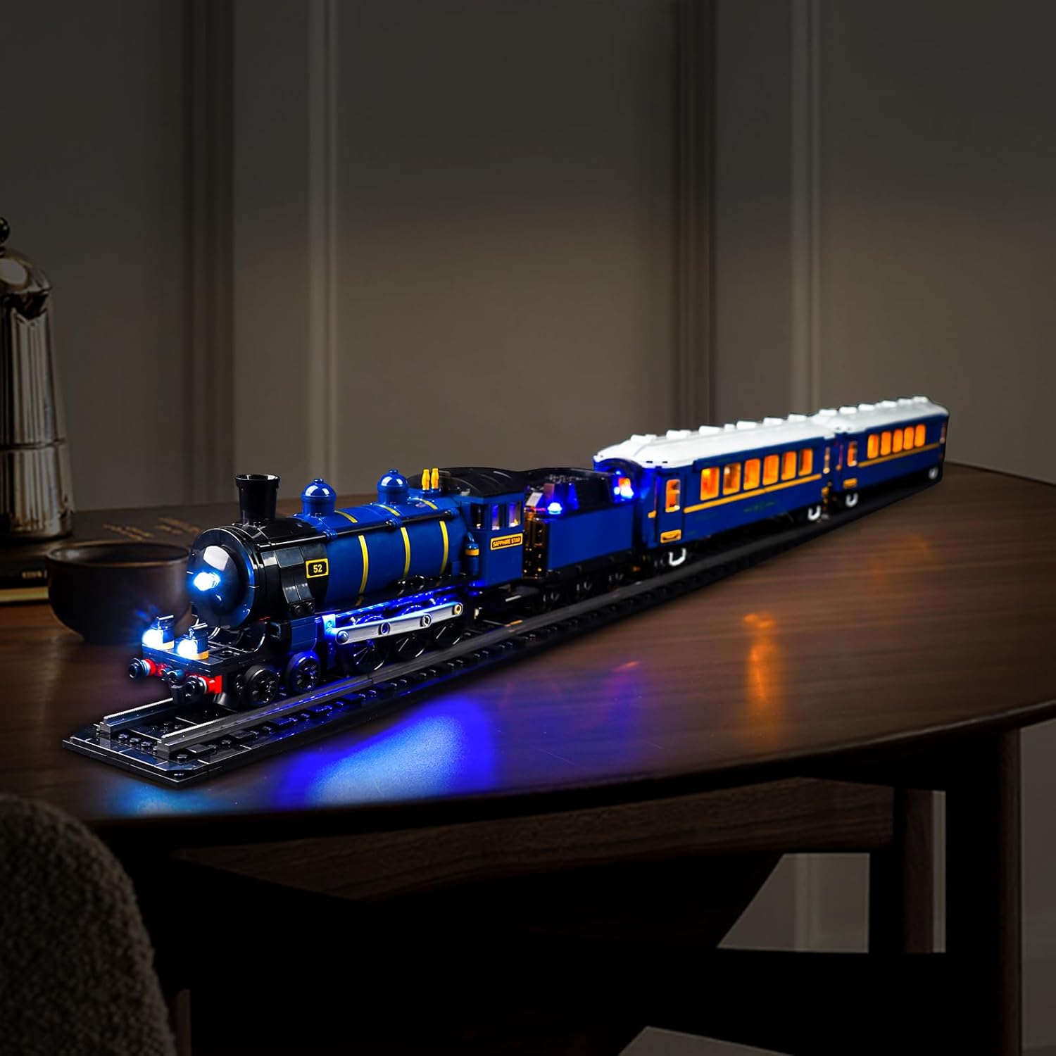 Upgraded Led Light Kit Compatible with Lego The Orient Express Train Building Toy Set, Compatible with Lego 21344, Best Gifts for Adults (Model Not Included)