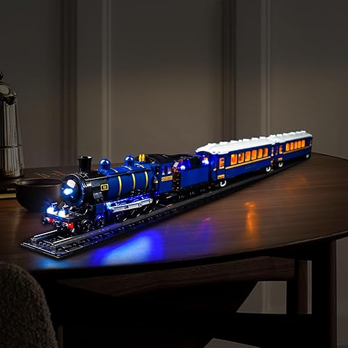 Miniatura 3 de Kit de luz LED mejorado para Lego The Orient Express Train Building Toy Set, compatible con Lego 21344, idea de regalo para niños, niñas y niños