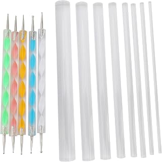 Mandala Dotting Set for Painting,Painting Dot Kit, Rock Stone Painting Pen Polka Dot Tool Template Cosmetic Brush