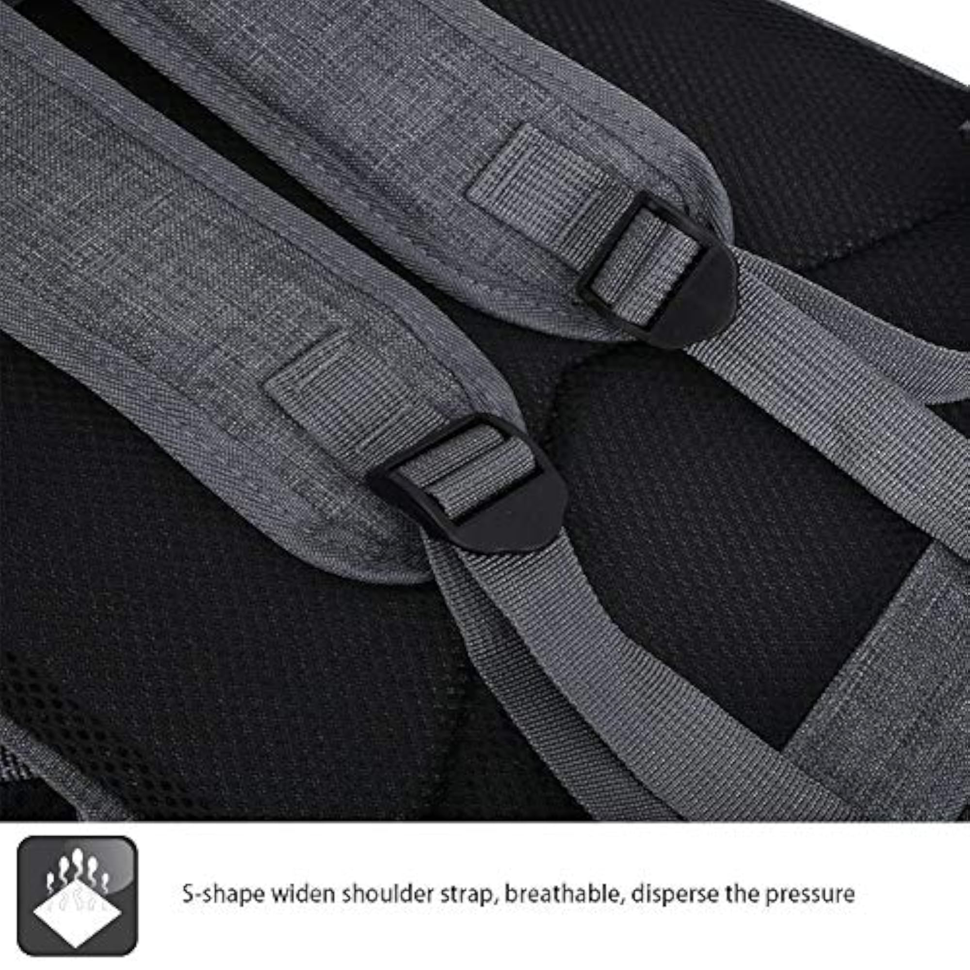 Outdoor Oxford Cloth Backpack for Travel, 15.6in