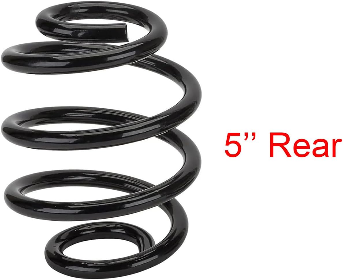5'' Rear Coil Spring Lowering Kit for 1960-1972 Chevy C10 GMC C15. Rear Drop Kit, Black