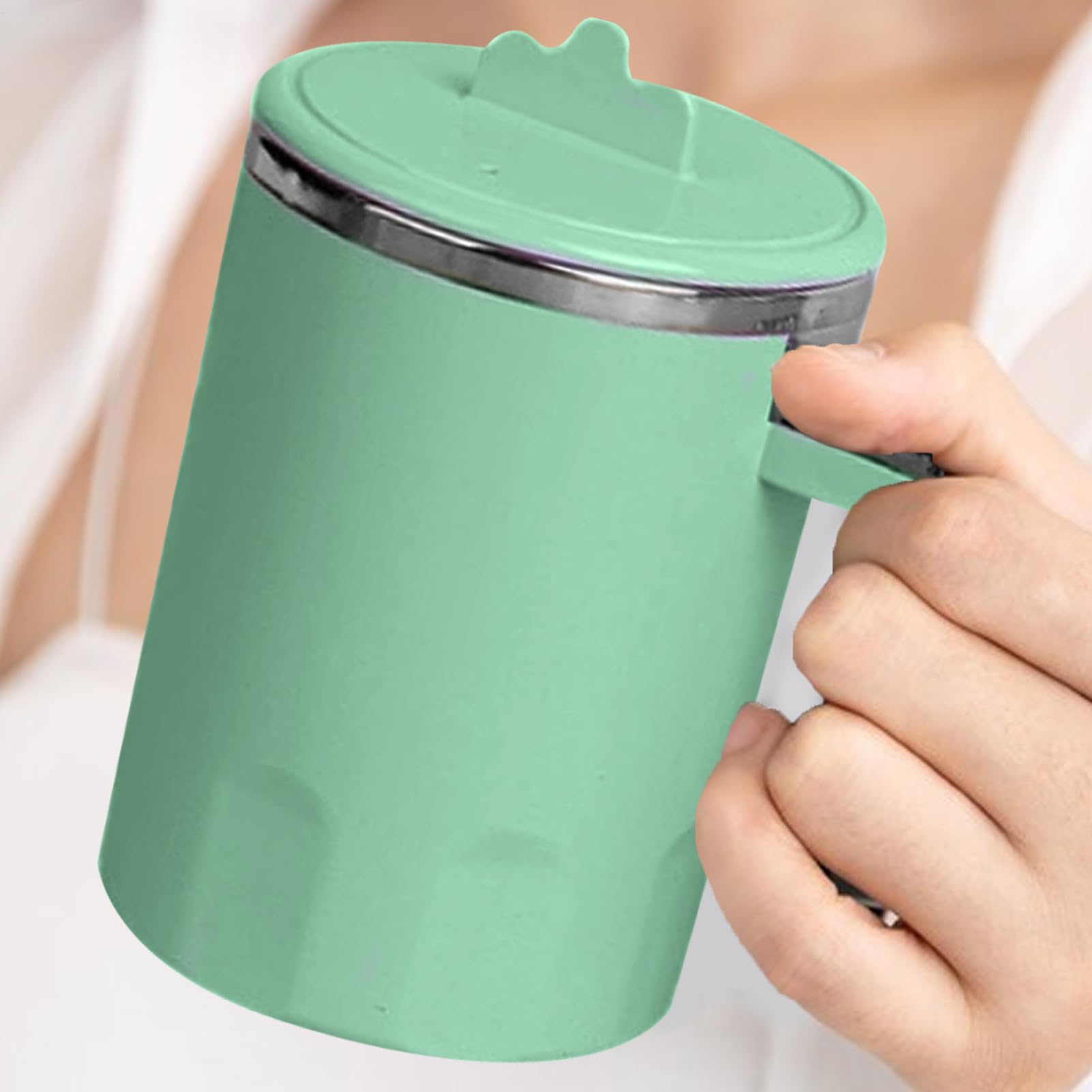Miscelatore elettrico per bevande, portatile per mescolare il caffè, da caffè rotante da 12 once con motore ricaricabile, strumento da viaggio alimentato tramite USB, accessorio per